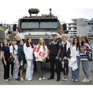 Студенты первого курса приняли активное участие в мероприятии, посвящённом военно-патриотическому воспитанию