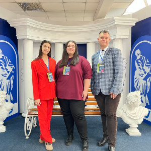 Команда студентов колледжа на I Губернаторском слёте